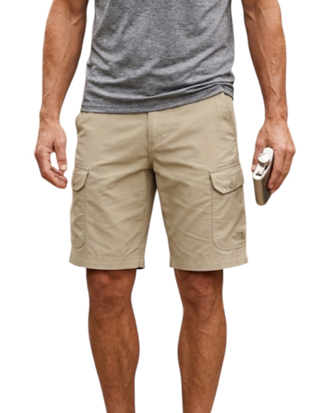 The North Face Men's Khaki Tan Horizon Cargo Shorts Size 34 Hiking Outdoors
G